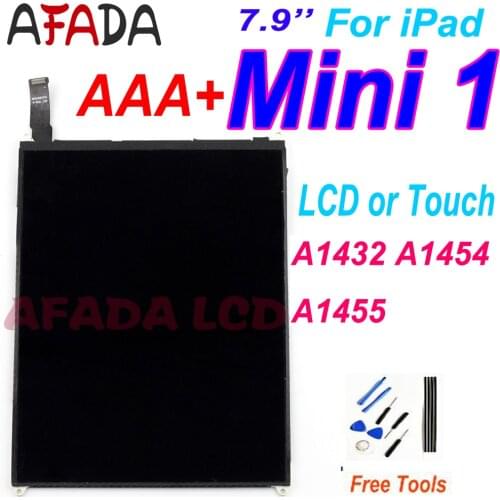 AFADA LCD 7.9" For iPad Mini mini1 A1432 A1454 A1455 LCD Display Touch Screen Digitizer Glass for mini 1 Touch