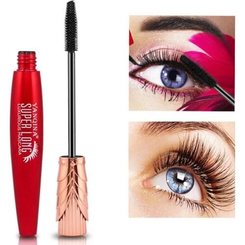 1PC Lasting Natural 4D Curling Thick Long Eyelash Quick Dry Non-blooming Mascara Women Charm Professional Eye Makeup Cosmetic