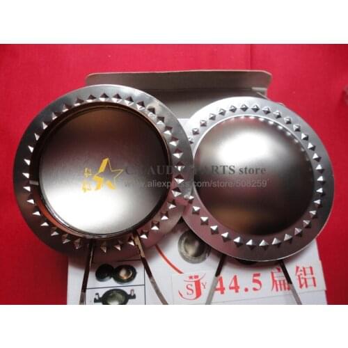 1 piece ID: 44.5 mm flat aluminum line tweeter 8 ohm speaker voice coil outlet line in the same direction