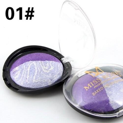 200pcs Miss Rose double color baked eyeshadow waterproof shimmer matte eyeshadow palette