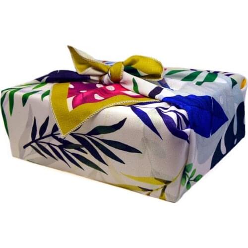 2021 Whale geisha fan red crowned crane Japanese style wrapping cloth furoshiki handkerchiefs Flower traditional fabric 0223A