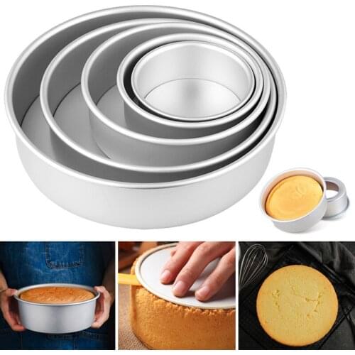 5/7/9/11/12 Inch Cake Mold Aluminium Alloy Round DIY Cakes Pastries Mould Baking Tin Pan Kitchen Tool SCIE999