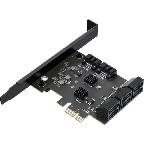 Acasis SATA PCI-E Adapter 5/8/10/16 Port SATA 6Gbps to PCI Express Controller Card PCIe to SATA III PCI-e Riser Expansion