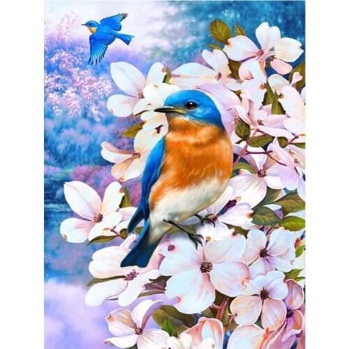 5D DIY Eurasian Blue Tit Diamond Painting animal bird Full Drill Nouveaute Mosaic Embroidery Cross Stitch home decorative