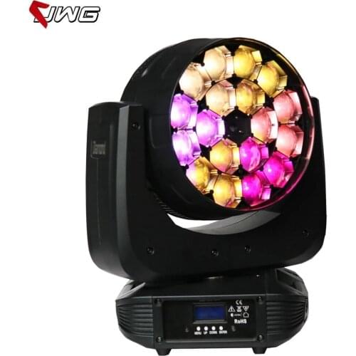 Free Shipping LY Zoom 4In1 18X15W RGBW LED Wash Led Moving Head Light Professional Zoom DJ Stage Lights For Event Stage Bar Show