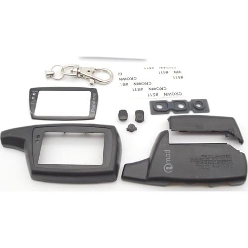 Russia version DXL3500 case keychain for Pandora DXL3500 lcd remote two way car remote controller free shipping