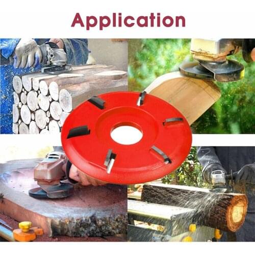6- Teeth H22 Wood Carving Disc Milling Cutter For Opening Aperture Angle Grinder