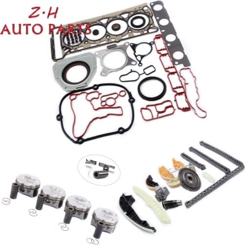 EA888 Engine 23MM Piston Timing Chain Tensioner Gasket Seals Kit For VW Passat CC Golf GTI Tiguan Audi A3 A4 A5 Q5 TT Skoda 2.0T