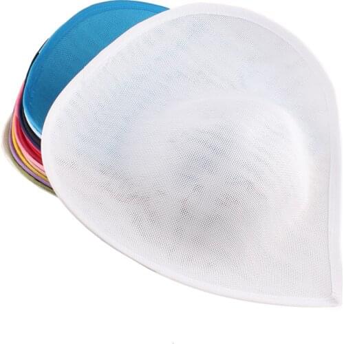 30CM White Imitation Sinamay Hats Wedding Hair Fascinators Base New Design For Derby Church Cocktail Headwear New Arrival