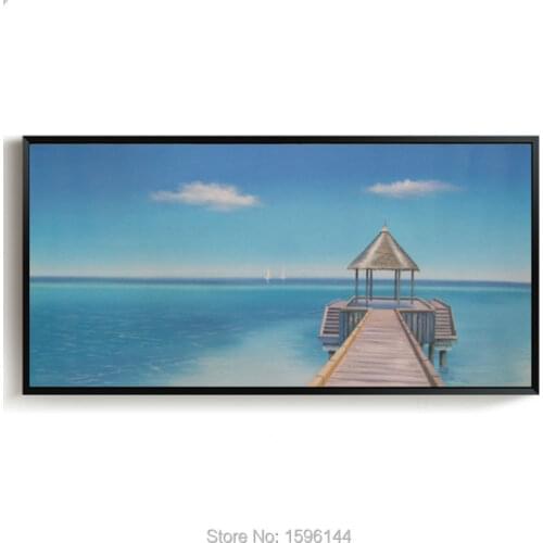 High-quality Hand painted canvas oil paintings Seascape Beach Modern Wall art Picture for living room Home decor #907