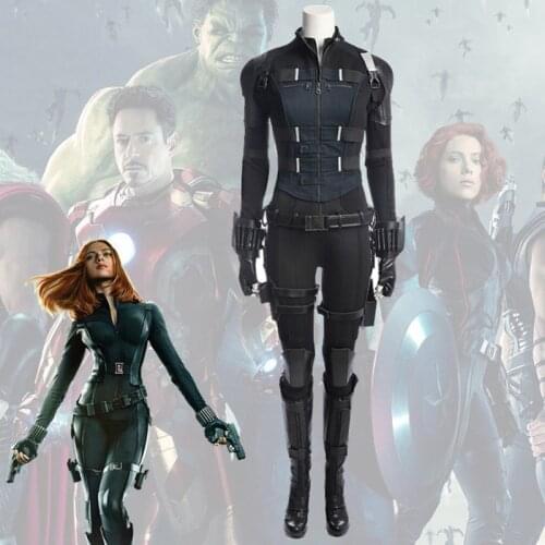 Anime Black Widow Cosplay Costumes Natasha Romanoff Cosplay Costume Halloween Carnaval Party Women Cosplay Costume Women Hot