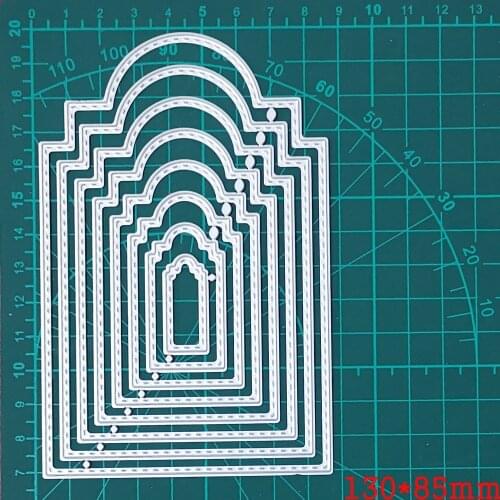 Layer Laber Tags Frame Metal Cutting Dies Craft Die Mould Stencils For DIY Scrapbooking Embossing Card Making Dies Cuts Template