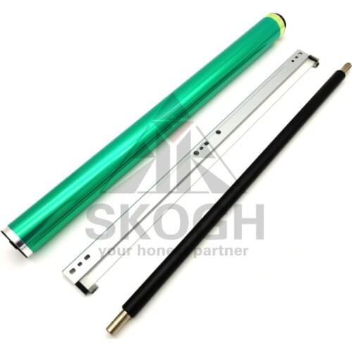 A Set C258 OPC Drum+Cleaning Blade+PCR Charge Roller For Konica Minolta Bizhub C258 C308 C368 C458 C558 Copier Drum Blade PCR