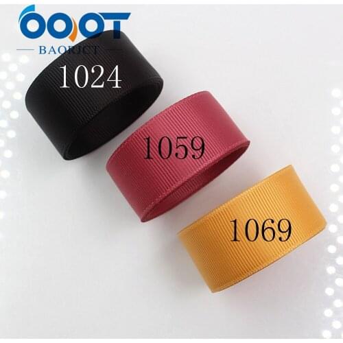 OOOT BAORJCT 1711094,25mm Solid Color Grosgrain Ribbon 10 yards , DIY handmade clothing accessories , Jewelry & Accessories