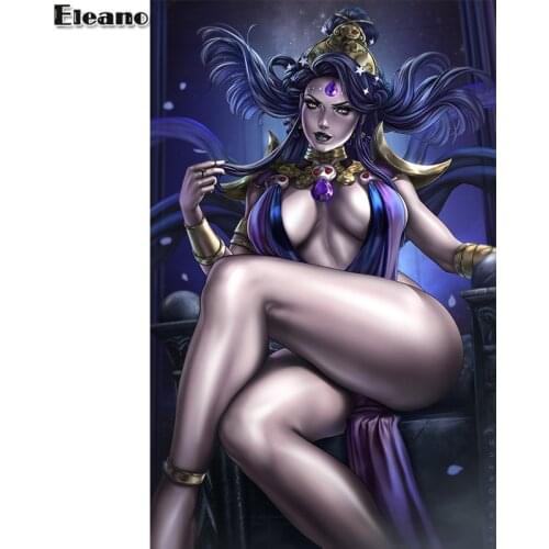 Print canvas anime Queen Medusa sexy girl art poster 40x60 50x70 60x90 custom living room bedroom hanging picture