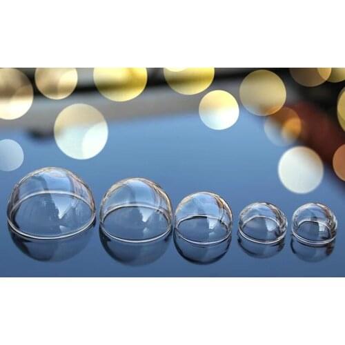 1pcs 15/16/18/20/22/25/30/35/40mm Hemisphere glass dome cover DIY clear half round bottle glass globe bubble glass vial pendant