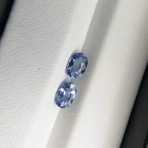 Tbj ,Natural light color blue sapphire oval cut 4*6mm 0.5 ct blue sapphire for gemstone jewelry,100% natural sapphire gemstones