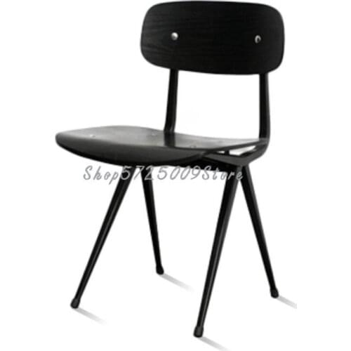 Industrial Style Chair Nordic Retro Iron Art American Rural Simple Make Old Cafe Bar Family Dining Chair