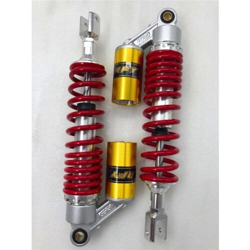 Universal 320mm 340mm 360mm Fork Motorcycle Air Shock Absorbers Suspensio for Honda Yamaha Suzuki Shock Absorbers red