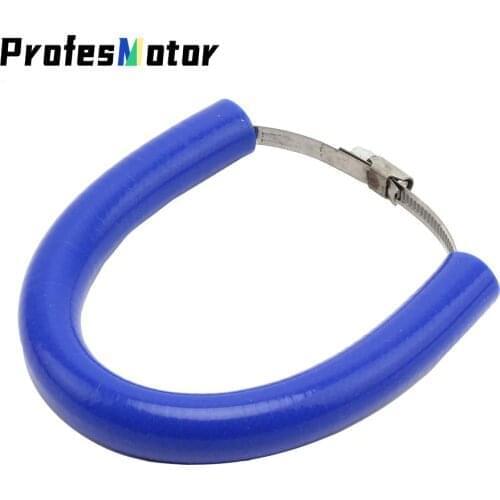 Universal Motorcycle Exhaust Pipe Drop Protection Ring Muffler Protection Rubberfor CR CRF SL XR CRM 80 85 125 150 230 250