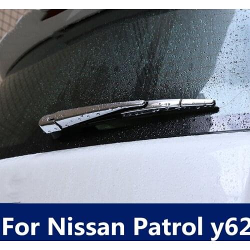 Rear Tailgate Windshield Wiper Wiper Blade Cover Exterior decoration Car Accessories Rear wiper sticker For Nissan Patrol y62