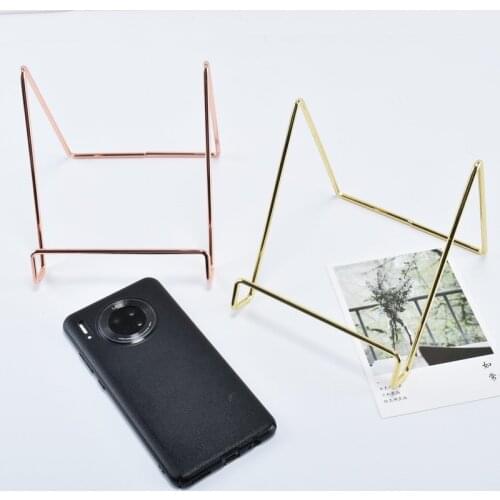 1PC Art Display Stand Easel Exquisite Bookshelf Dish Rack Plate Bowl Picture Frame Photo Book Pedestal Holder Home Decoration