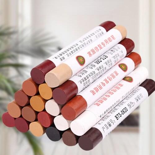 1pc Wooden Furniture Floor Quick Repair Crayons Scratches Off Paint Damaged Repair Pen Wood Material Repair Tools Household Item