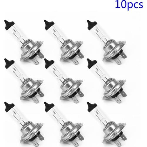 10pcs/Set Car H7 Xenon Headlight 55W 4300K Halogen Lamp Bulbs 12V Light Universal Replacement Accessories
