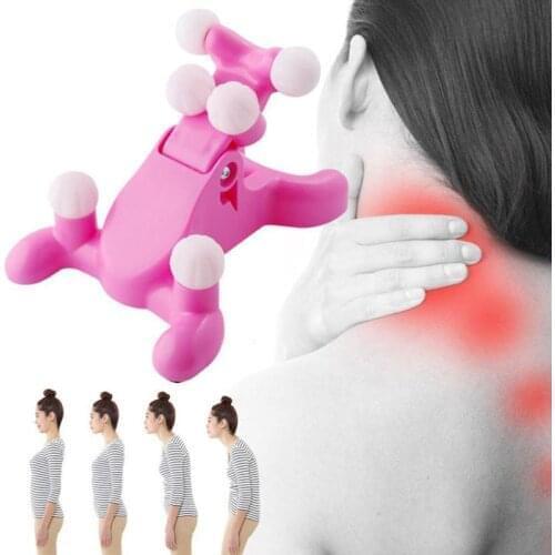 3D Cervical Neck Traction Massage Pillow Ruff Support Turtle Neck Massager Relaxation Pain Relief Back Stretching Relax Neck