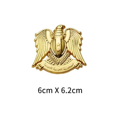 3D Gold Auto Stickers Metal Eagle Badge Emblem Decal Motorcycle Modified Car Accessories