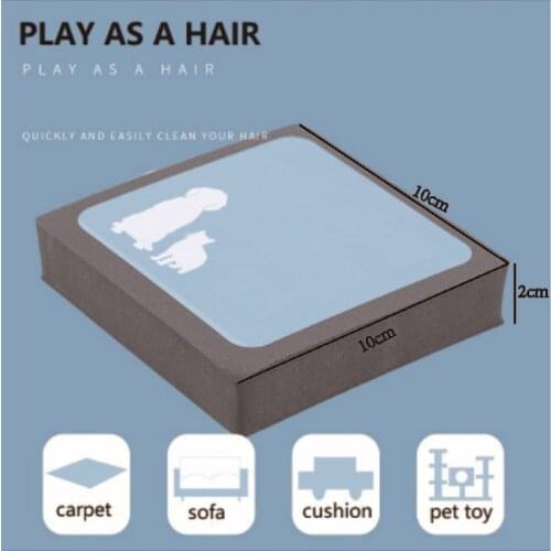 5pcs Pet Cat Dog Hair Removal Sponge Brush Foam Pet Floating Fur Remover Cleaner Household Sofa and Carpet Mats Cleaning Tools