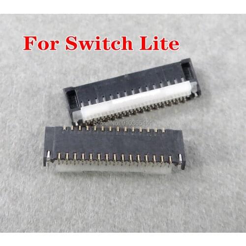 5pcs Original New For Nintend Switch NS lite Ribbon Power Circuit motherboard flex cable slot Connector L Button socket