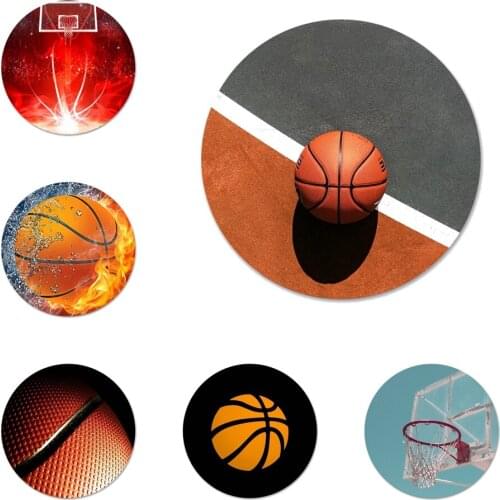 58mm Cool Dunk basketball Icons Pins Badge Decoration Brooches Metal Badges For Backpack Decoration