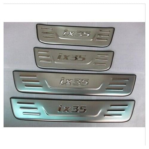For 2010 2011 2012 Hyundai Ix35 Car Accessories High Quality Stainless Steel Scuff Plate/door Sill Car Styling
