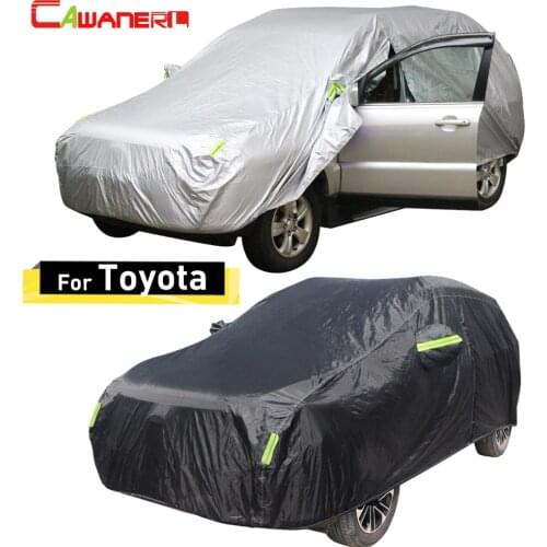 Cawanerl For Toyota Sienna Camry Corolla RAV4 Yaris Land Cruiser Highlander Car Cover Sun Snow Rain Resistant Cover Waterproof