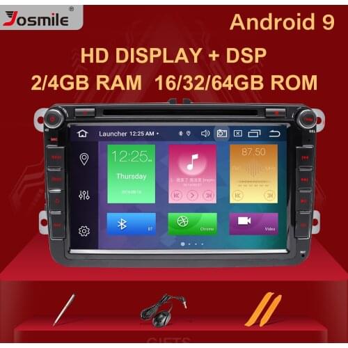 8 core 4GB 64G 2 Din Android 9 Car radio Multimedia For Amarok Volksagen VW Passat B6 Skoda Octavia 2 Superb 2 Seat Leon golf 56