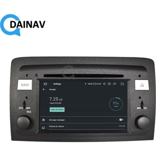 Car radio multimedia player 2 din for Fiat Idea 2003-2007 for Lancia Musa 2004-2008 android auto car audio stereo GPS navigation