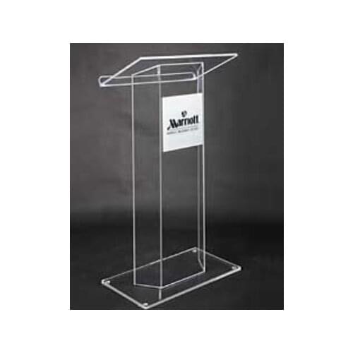 Free Shipping acrylic High quality acrylic pulpit church platform logo customize