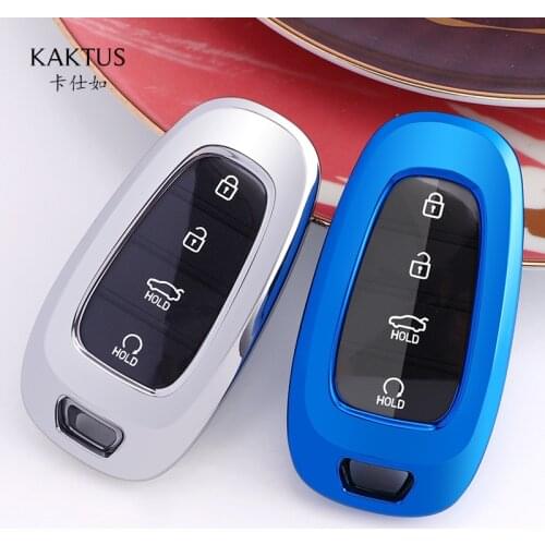 TPU Car Remote Key Case Cover for Hyundai Sonata Tucson Solaris i30 Grand Stare 2019 2020 2021 MPV Remote keyless