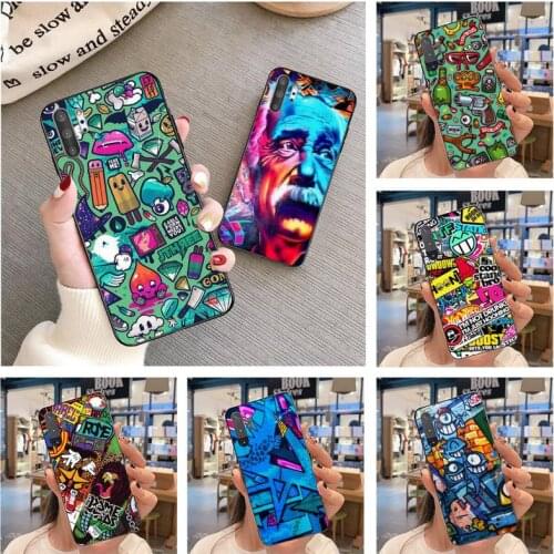 Streetball art graffiti Phone Case For Samsung Galaxy Note20 ultra 7 8 9 10 Plus lite J7 J8 Plus 2018 Prime