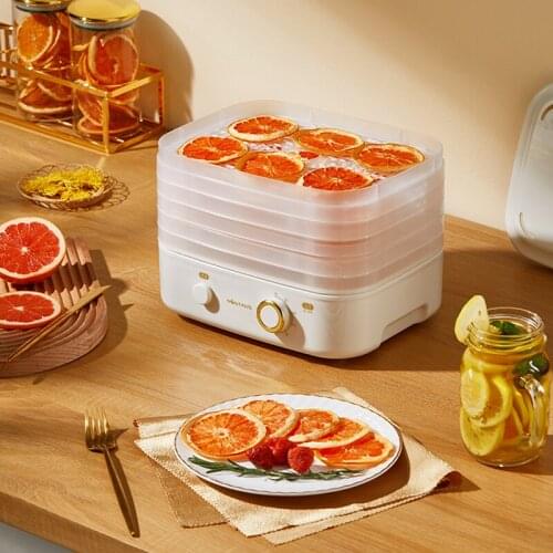 Food Dehydrator Vegetable Dryer Small Air Dried Meat Tools Home Mini Pet Food Dryer 5 Pallets Fruit Snacks Homemade Tools 1pcs