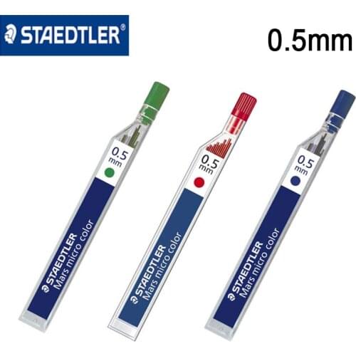 Staedtler 254 0.5mm red/blue/green Mechanical pencil Leads refills 2pcs/lot