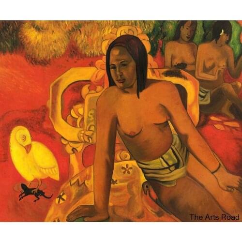 Naked Woman Painting Vairumati, 1892 by Paul Gauguin Painting for Bedroom Hand Painted 100% Home Decor