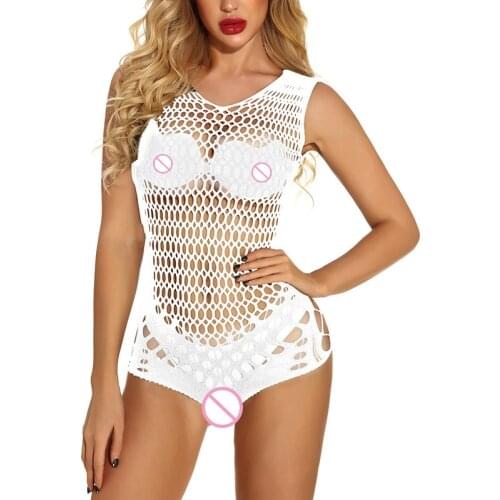 Summer Fishnet Bodysuit Sexy Clothing Women Lingerie Girl Body stocking Porno Female Underwear Teddies Newest Exotic Nighties