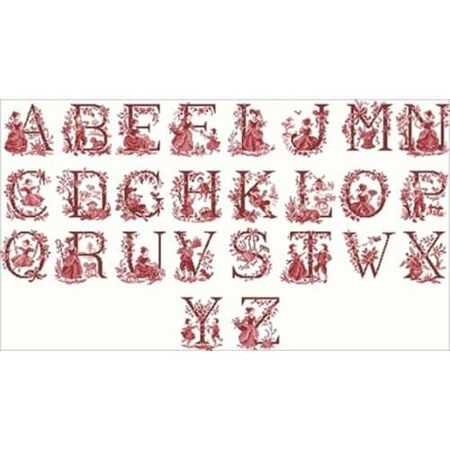 HOT Red girl boy patterns Counted Cross Stitch 11CT 14CT DIY Chinese Cross Stitch Kits Embroidery Needlework Sets