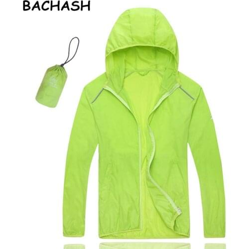 BACHASH 2018 New Mens Women Fashion Jackets Windproof Ultra-light Jacket Men Windbreaker Quick Dry Casual Ultrathin Thin Coat