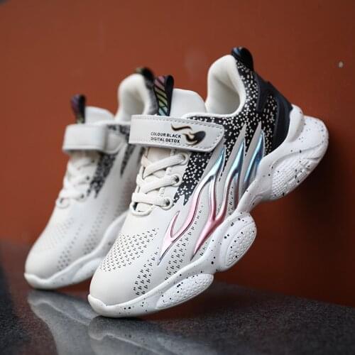 Autumn Children Shoes PU Leather Sport Shoes for Kids Sneakers Fashion Boys Running Shoes Girls Student Leisure Walking Shoes