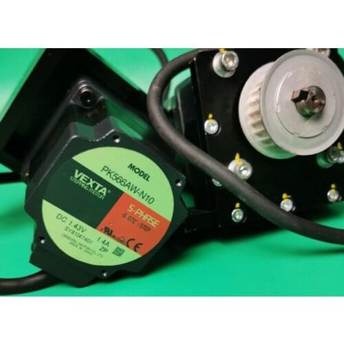 PK566AW-N10 servo motor , used in good condition . 80% appearance new , good working , free shipping