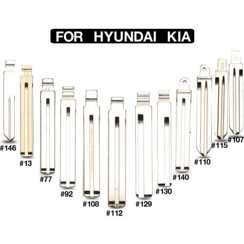 Kutery Folding Remote Car Key Blade For Hyundai Verna Elantra I30 IX35 For Kia Spotage RIO K2 K3 K5 HY20 TOY40 KD Car Key Blade