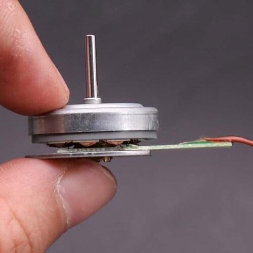 Micro Mini 22mm Ultra-thin Brushless Motor Sankyo DC 6-7.2V 8750RPM Rare Earth Strong Magnet Outer Rotor Mute 3-phase 4-wire